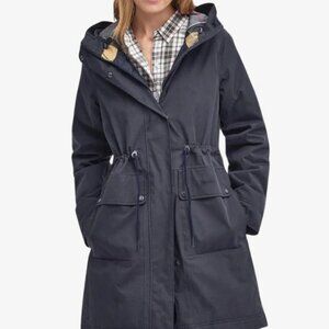 Barbour Bowlees Longline Waterproof Jacket 4 NEW